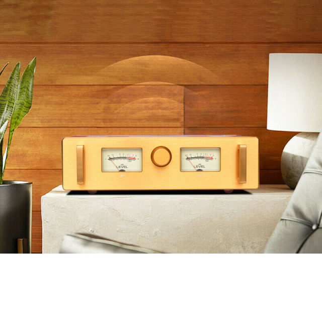 Finished Hood 1969 Pure Class A Power amplifier 15W+15W Hifi VU header AMP
