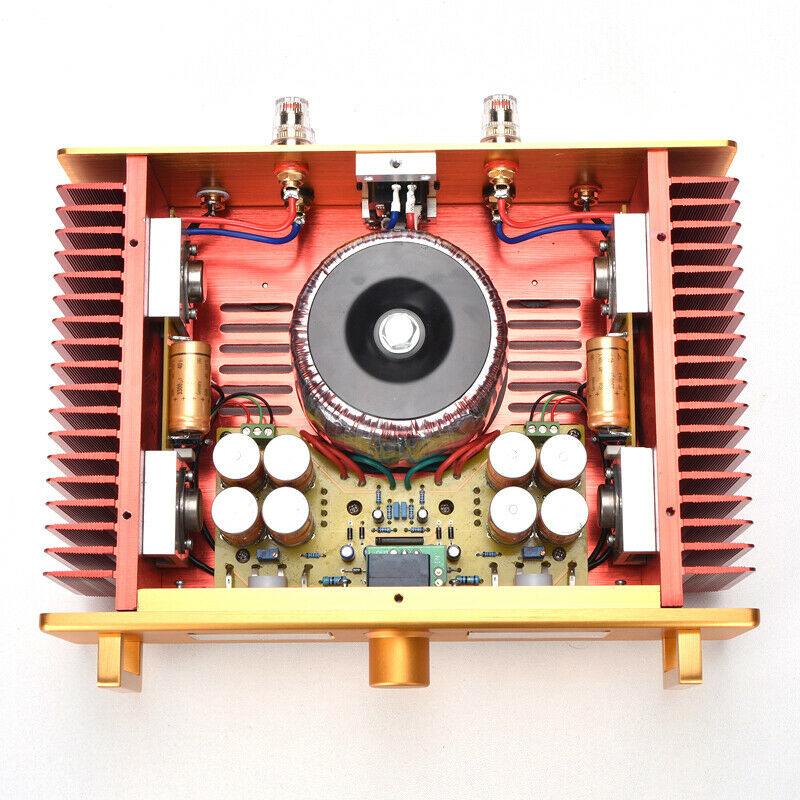 Finished Hood 1969 Pure Class A Power amplifier 15W+15W Hifi VU header AMP