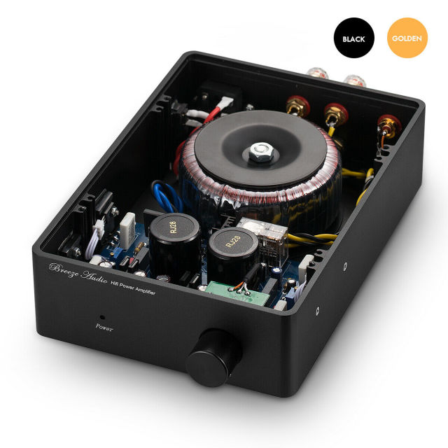 HiFi HDAM Stereo Power Amplifier Home Desktop 2.0 Channel Audio Amp 50W+50W