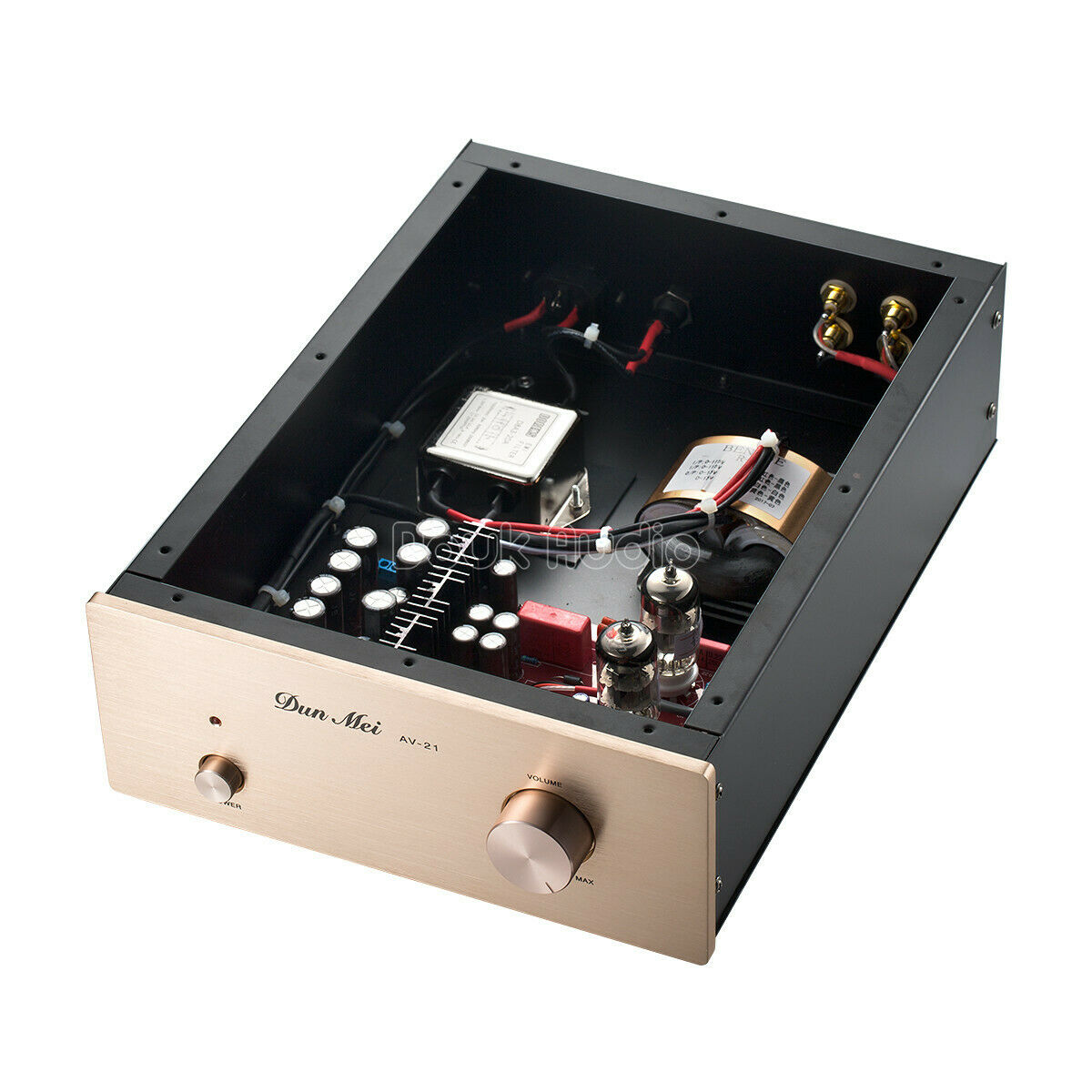HiFi 6N11 Valve Tube Preamp 2.0 Channel Stereo Audio Preamplifier Buffer base on Musical Fidelity X-10D preamp