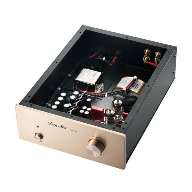 HiFi 6N11 Valve Tube Preamp 2.0 Channel Stereo Audio Preamplifier Buffer base on Musical Fidelity X-10D preamp