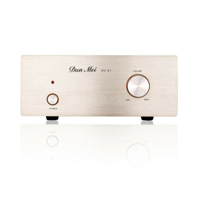 HiFi 6N11 Valve Tube Preamp 2.0 Channel Stereo Audio Preamplifier Buffer base on Musical Fidelity X-10D preamp