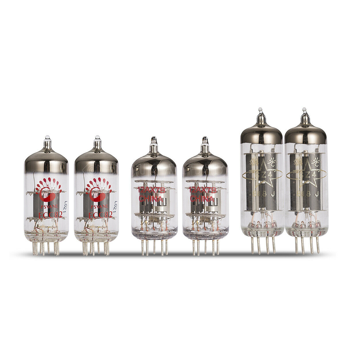 HiFi 12AX7+12AU7 Vacuum Tube Preamp DIY Kit Stereo Desktop Audio Pre-Amplifier