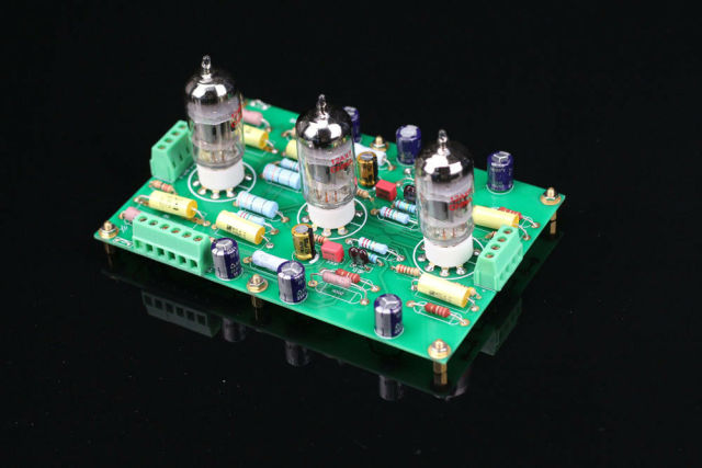 GZLOZONE  E834 RIAA MM Tube Phono Amplifier PCB / Amplifier kit / Amplifier board + Power Supply Board + Transformer