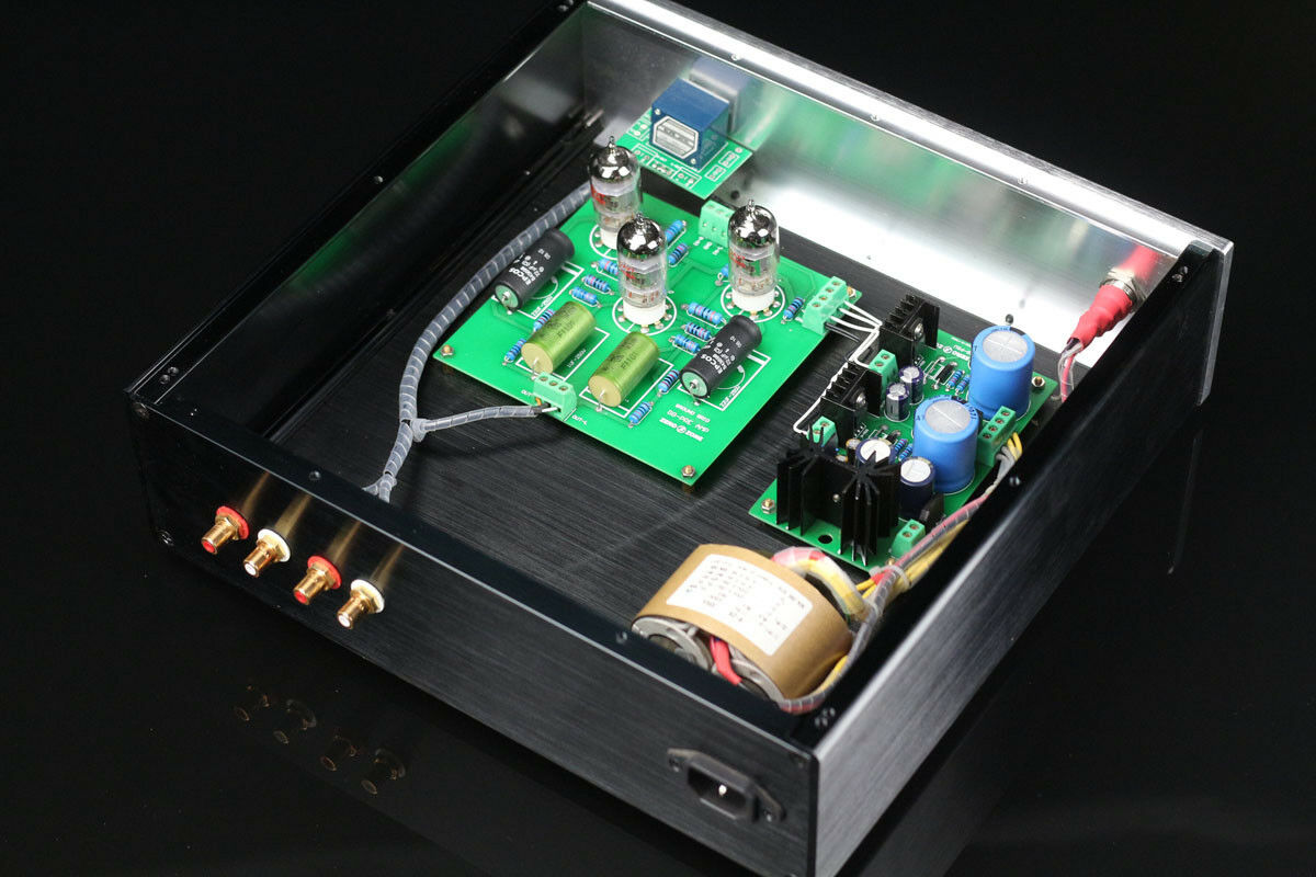 Finished HIFI Ground Grid GG Stereo Tube Preamplifier