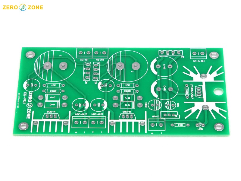 DIY Tube Preamp Power Supply PCB / Power Supply Kit / Power Supply Board DC200V + DC200V + DC12.6V (6.3V)