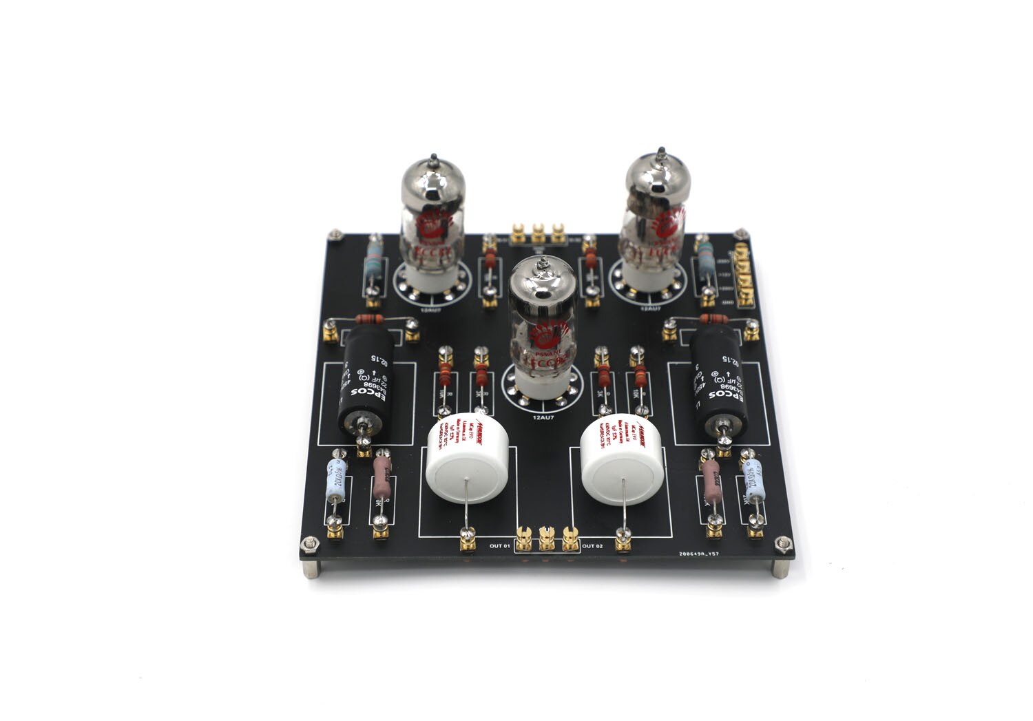 Hiend Assembeld Ground Grid GG ECC82 Stereo Tube Preamplifier Board With Power Supply Board