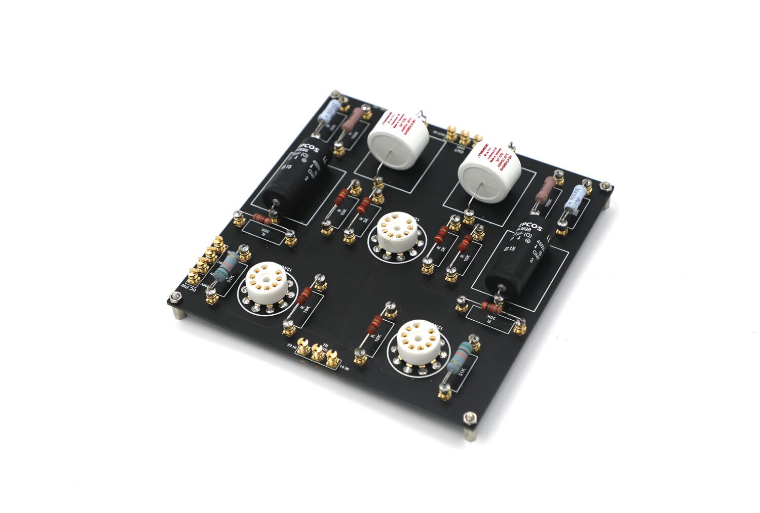 Hiend Assembeld Ground Grid GG ECC82 Stereo Tube Preamplifier Board