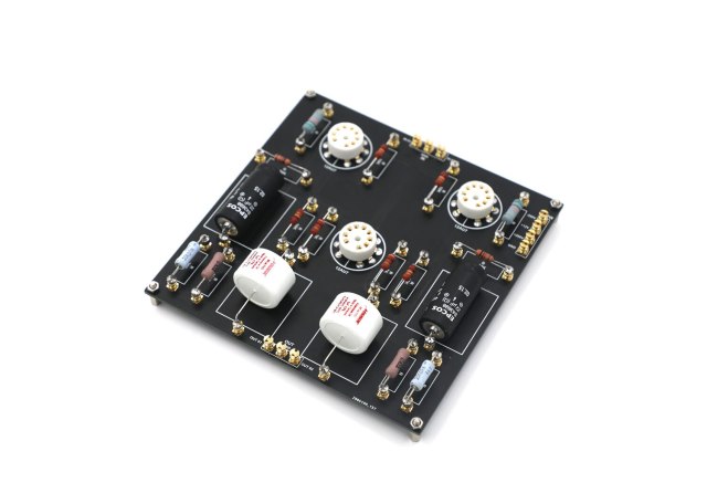 Hiend Assembeld Ground Grid GG ECC82 Stereo Tube Preamplifier Board