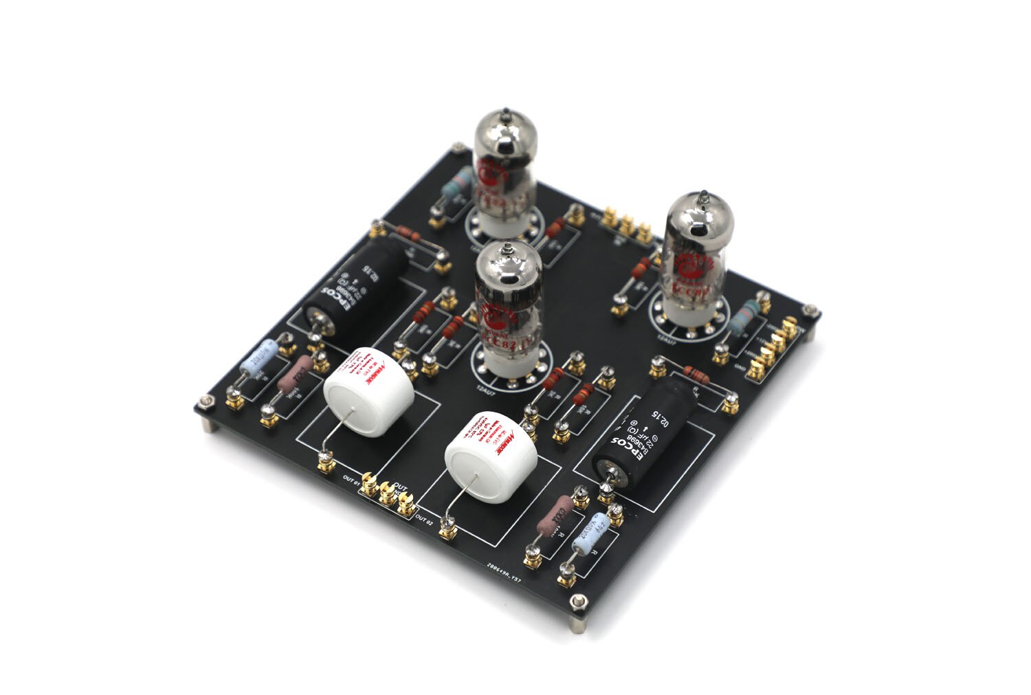 Hiend Assembeld Ground Grid GG ECC82 Stereo Tube Preamplifier Board