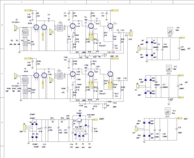 1PCS MM/MC Phono Amplifier Bare PCB Circuit Base On Marantz 7