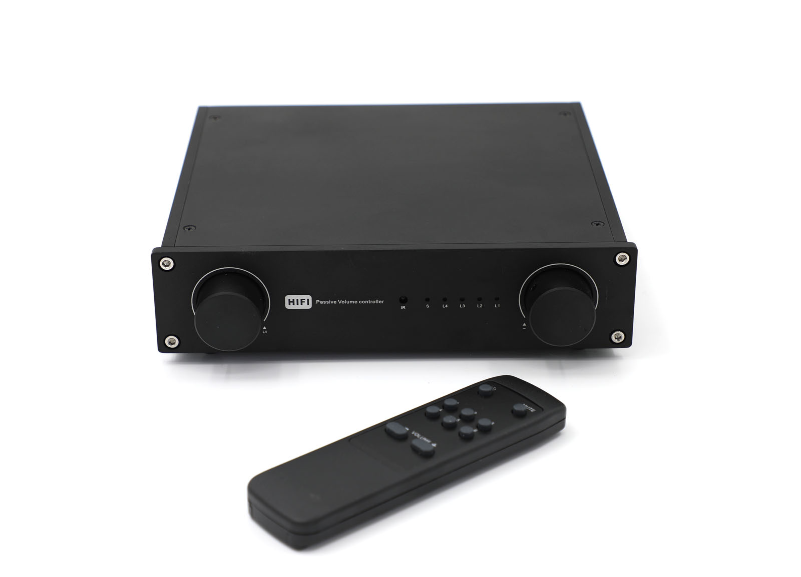 Remote Passive volume controller Passive preamplifier with 4 way input preamp