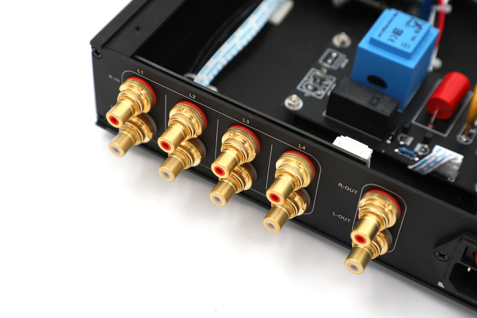 Remote Passive volume controller Passive preamplifier with 4 way input preamp