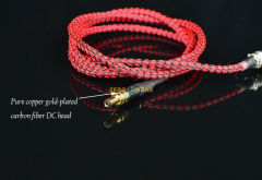 Switzerland Gotham audiophile DC cable GX16-2P to 5.5*2.1mm / 5.5*2.5mm /3.5*1.35mm/4.0*1.7mm