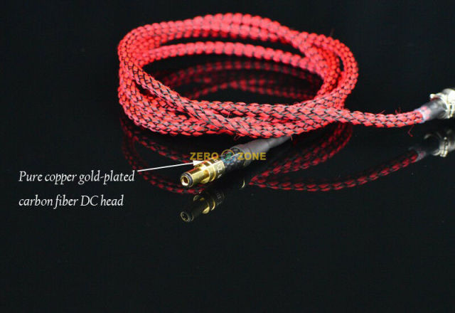 Switzerland Gotham audiophile DC cable GX16-2P to 5.5*2.1mm / 5.5*2.5mm /3.5*1.35mm/4.0*1.7mm