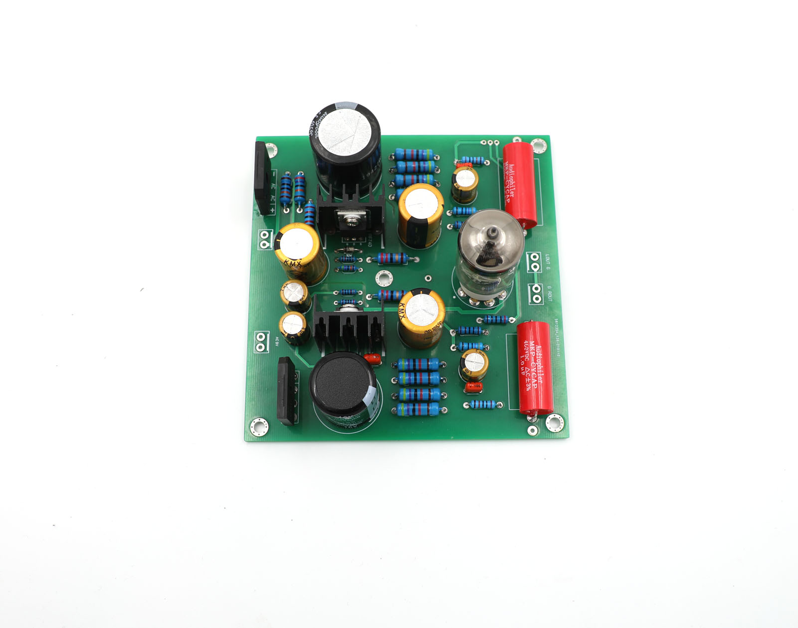 Assembled 6N1 Tube Output board for DAC DIY DAC Stereo Vacuum Tube output board