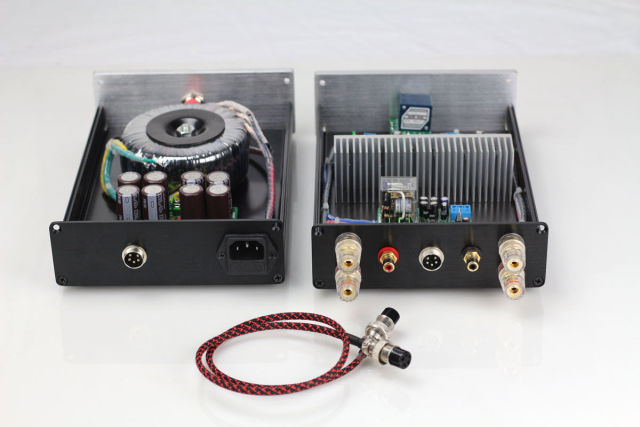 HIFI Split NAP250 MOD Stereo Power amplifier 80W+80W desktop amp + Power supply