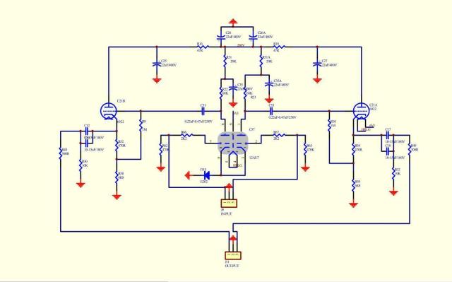 Remote version Stereo Balance Tube preamplifier Vacuum tube preamp base on ARC preamp circuit