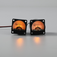 One pair 34mm audio level/ db level meter VU header with driver board
