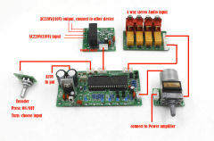 Remote motor Volume control preamplifier board + Standby board  with Origianl ALPS RK168 /RK27 Potentiometer