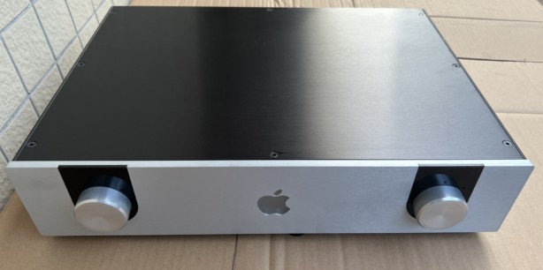 Apple style aluminum preamp box Power amp chassis  amplifier case DIY