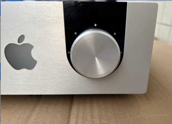 Apple style aluminum preamp box Power amp chassis  amplifier case DIY