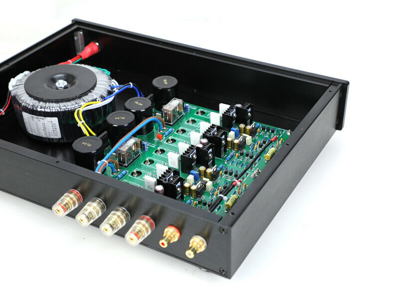 Finihsed Hifi power amplifier base on Accuphase E350 amp circuit 75W +75W