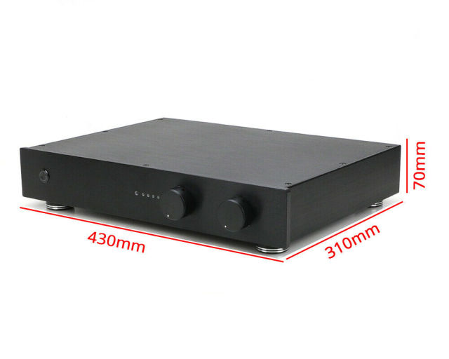 Remote integrated amplifier base on Accuphase E350 amp + C3850 preamp 75W +75W