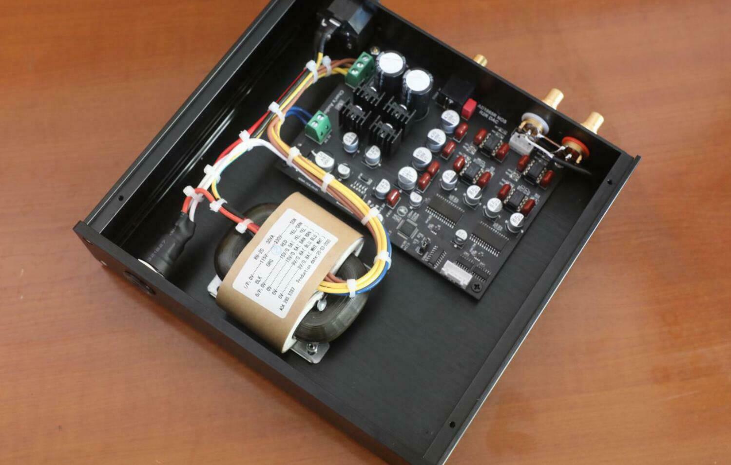 Finished R2R Decoder AD1865R NOS Double Parallel DAC Decoder