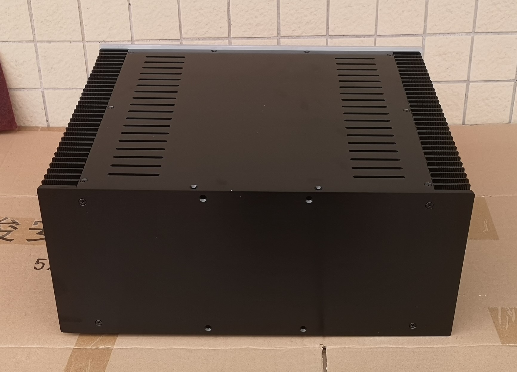 DIY Class A Power amp Aluminum chassis amp case. amp box 452*200*413   (#8667169673692)