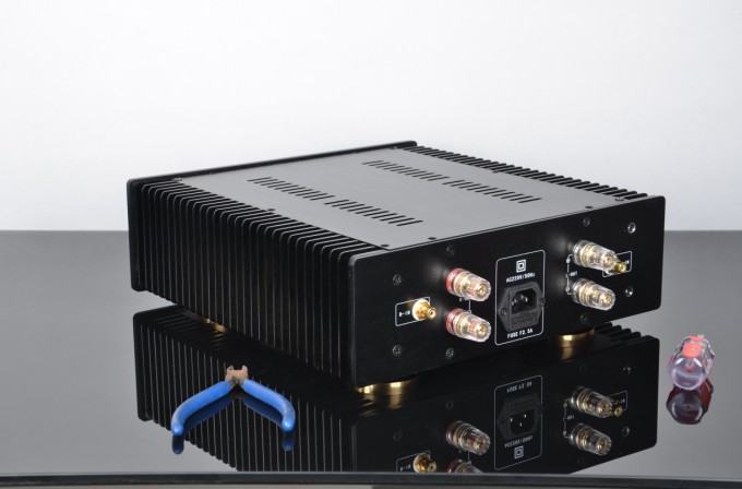 Full aluminum small Class A Amplifier chassis Power amp case box for Hood1969 class A amp DIY  300mm*95mm*311mm  (#84743373131)