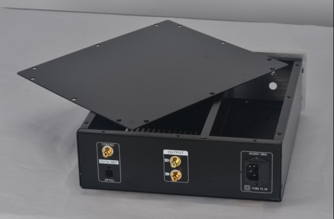 DIY DAC chassis Audio decoder case box  280mm*95mm*308mm  (#84743979289)