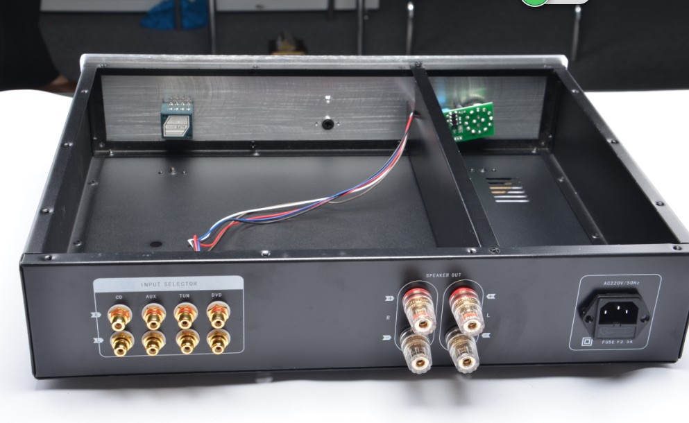 DIY Amplifier chassis Power amp case box  With input selection kit    430mm*95mm*340mm  (#84733153865)