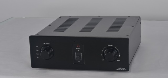 DIY integrated amplifier  chassis Power amp case box  280mm*95mm*308mm  With input selection kit  (#84732705219)