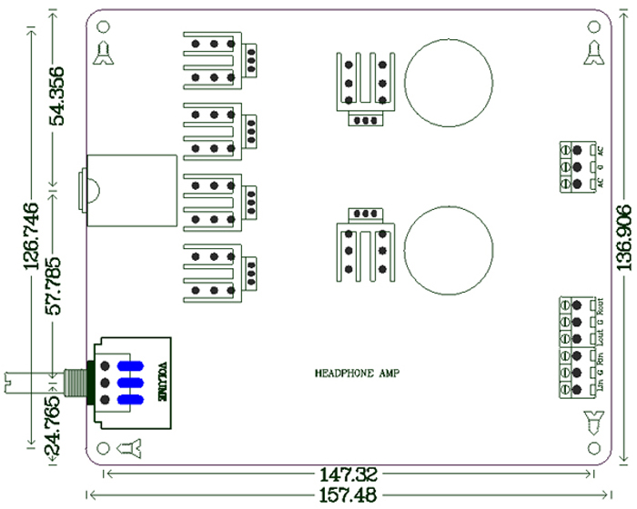Hifi Lehmann circuit Headphone amplifier board suitable for SENNHEISER HD580/HD600/HD650 etc headset