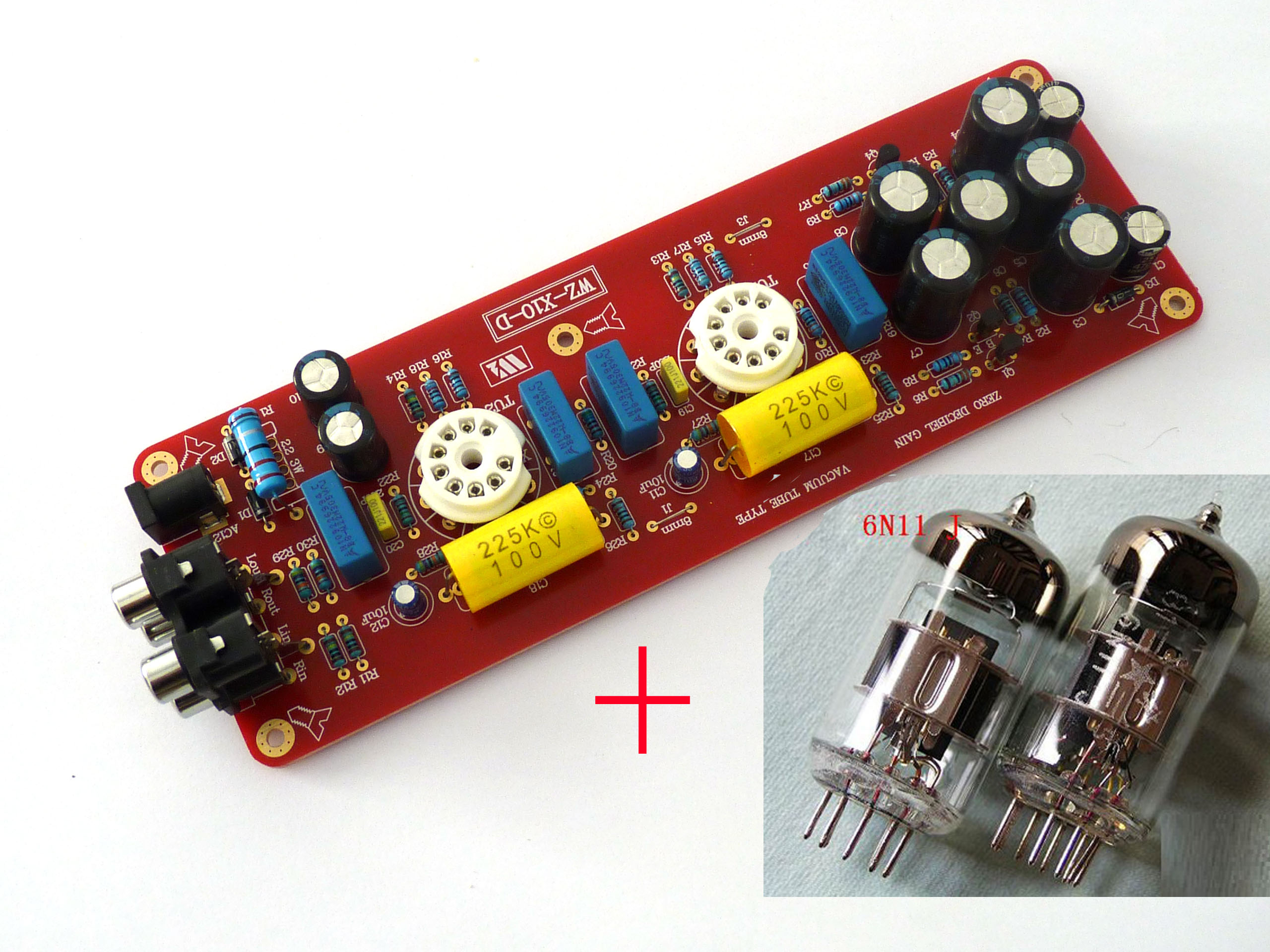 Stereo Musical Fidelity X-10D Tube Buffer preamplifier board  (compatible with 6N11/6922/6DJ8/E88CC/ECC88）