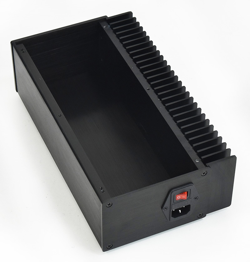 Mono split power amplifier chassis All-aluminum single-side cooling  Class A amp case DIY  175*90*309mm