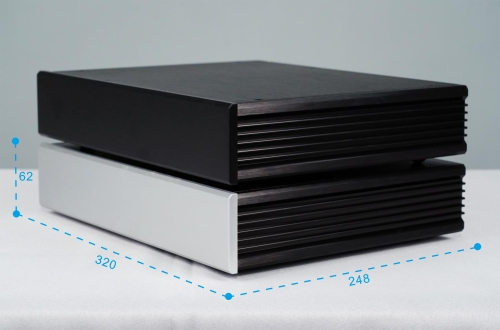 DIY Amplifier chassis preamp case DAC box headphone amp shell Power supply Chassis  320*62*248mm