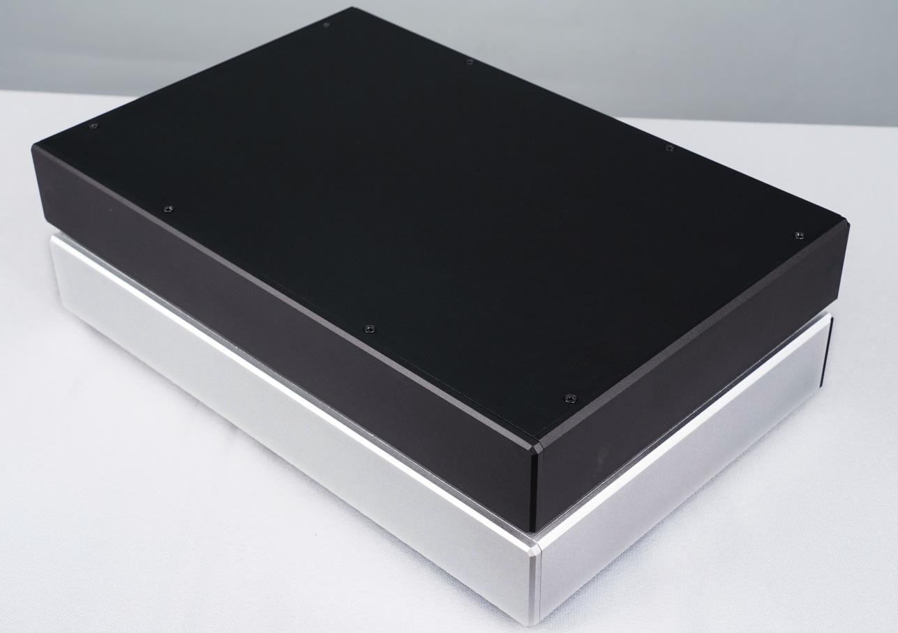 DIY Amplifier chassis preamp case DAC box headphone amp shell Power supply Chassis  372*55*241mm