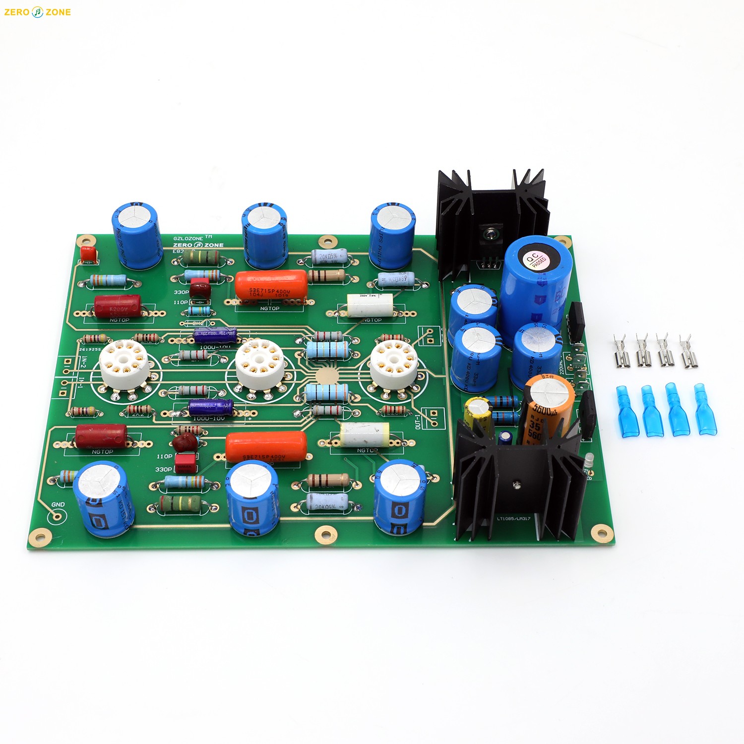 SCHEDA AMPLIFICATORE PHONO tubo MM RIAA base PCB nudo su circuito America SHURE M65 EUR 8,67