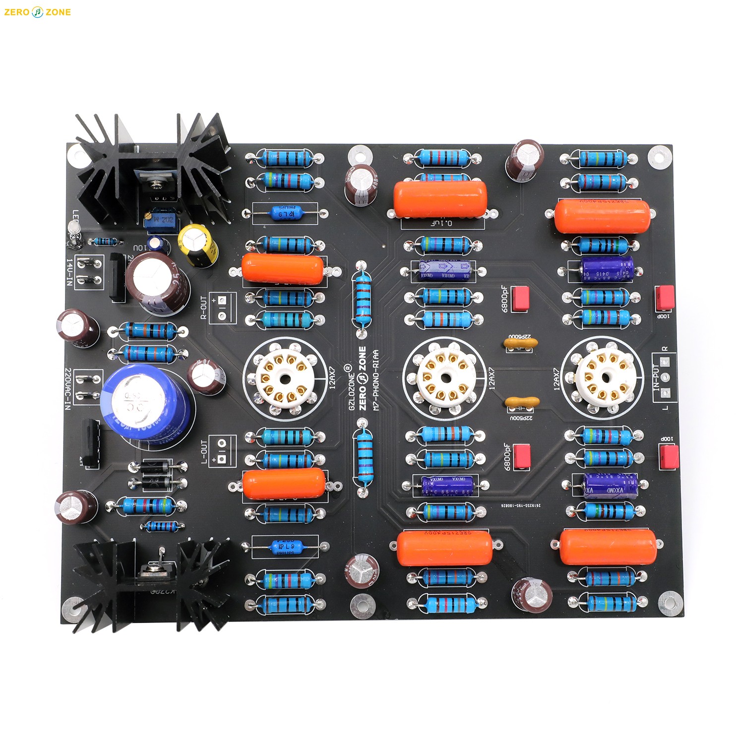 Classic Circuit - Clone Marantz 7 (M7) Hifi MM Tube Phono Amp Bare PCB / Phono Amplifier Kit / Phono Amplifier Board
