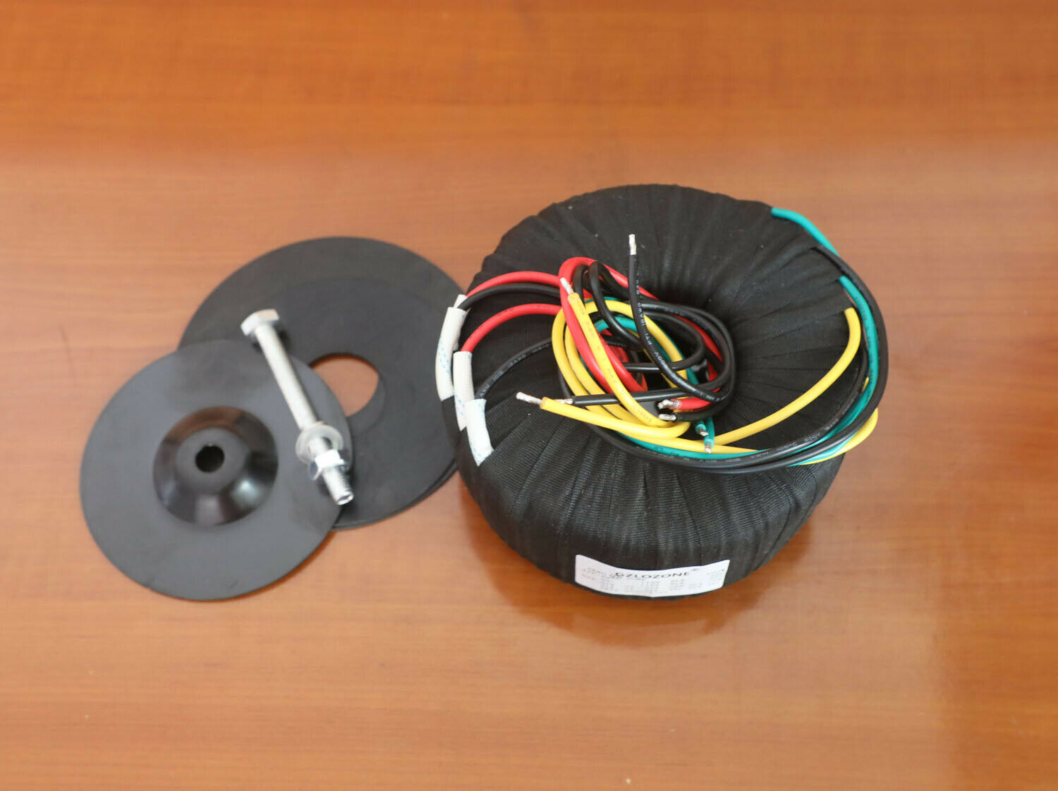 ZEROZONE 115V/230V 500VA Black Cloth Toroid Transformer