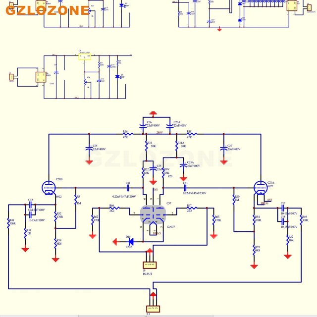 ZERO-ZONE PRT-13A BAL Balance tube Preamplifier bare PCB