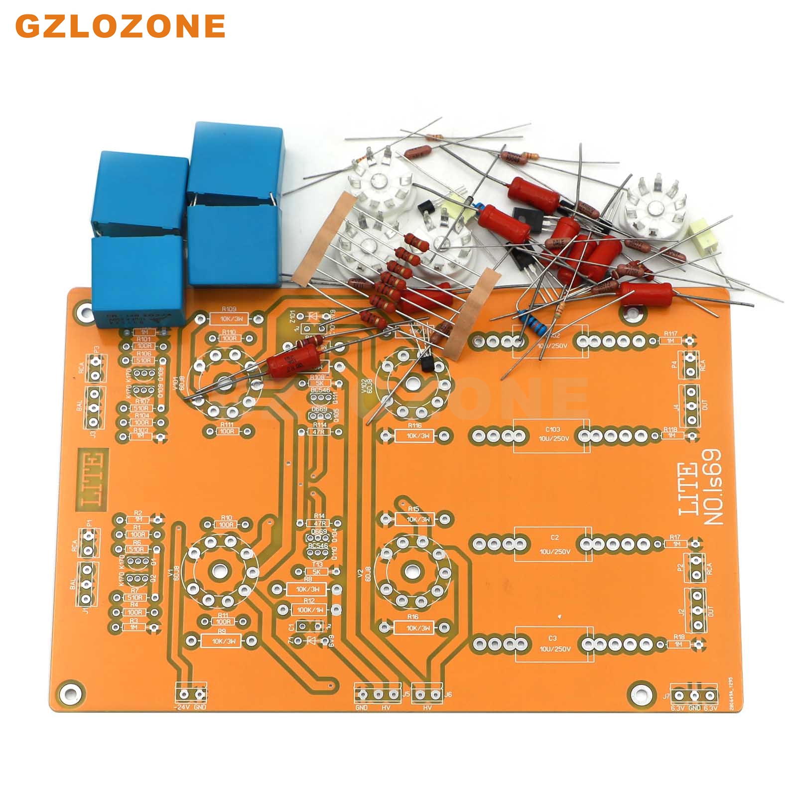 LITE LS69 Fully Balanced 6922 Tube Preamplifier DIY Kit/Finished Board (No Tubes)