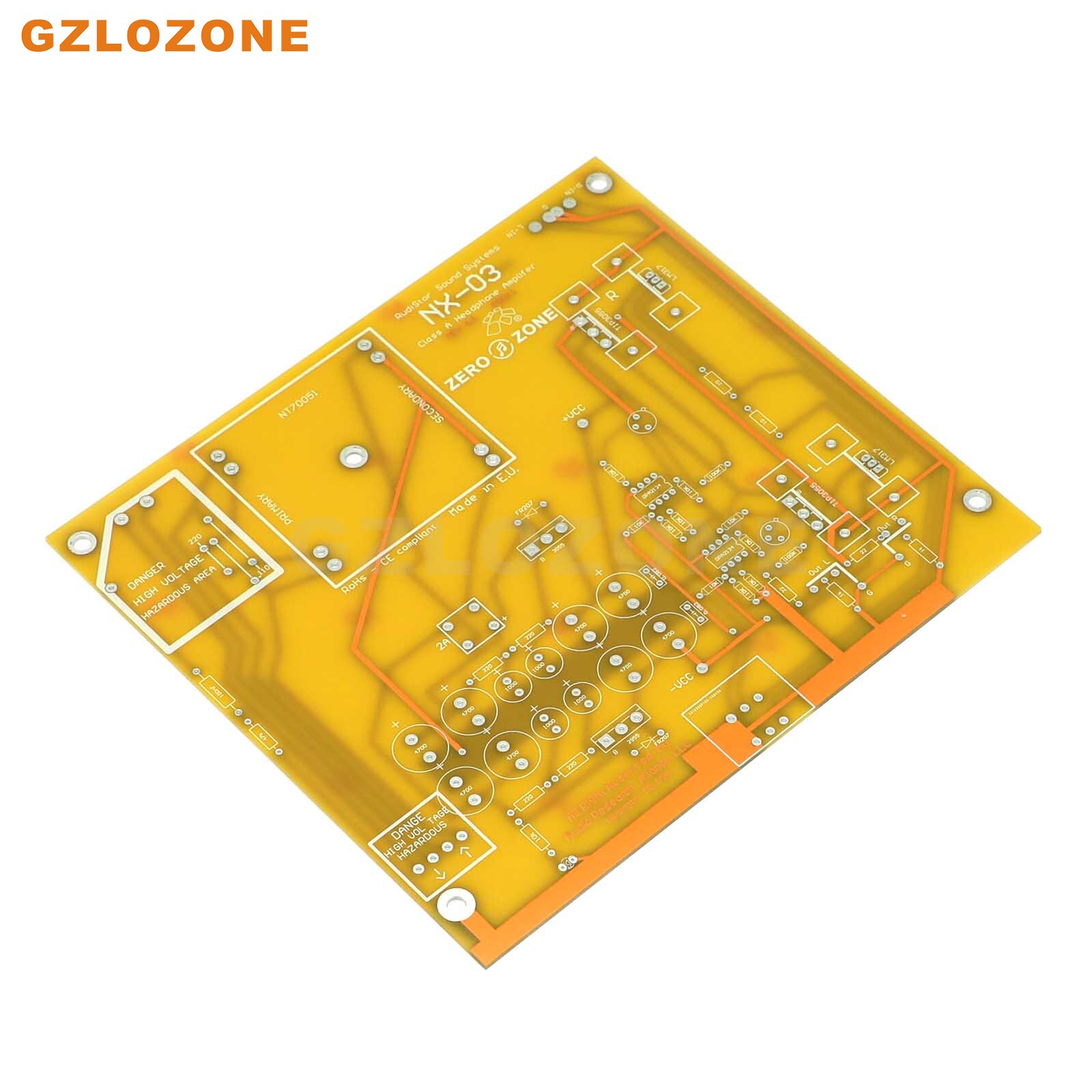ZEROZONE NX03 Headphone amplifier Base on RudiStor NX-03 Bare PCB