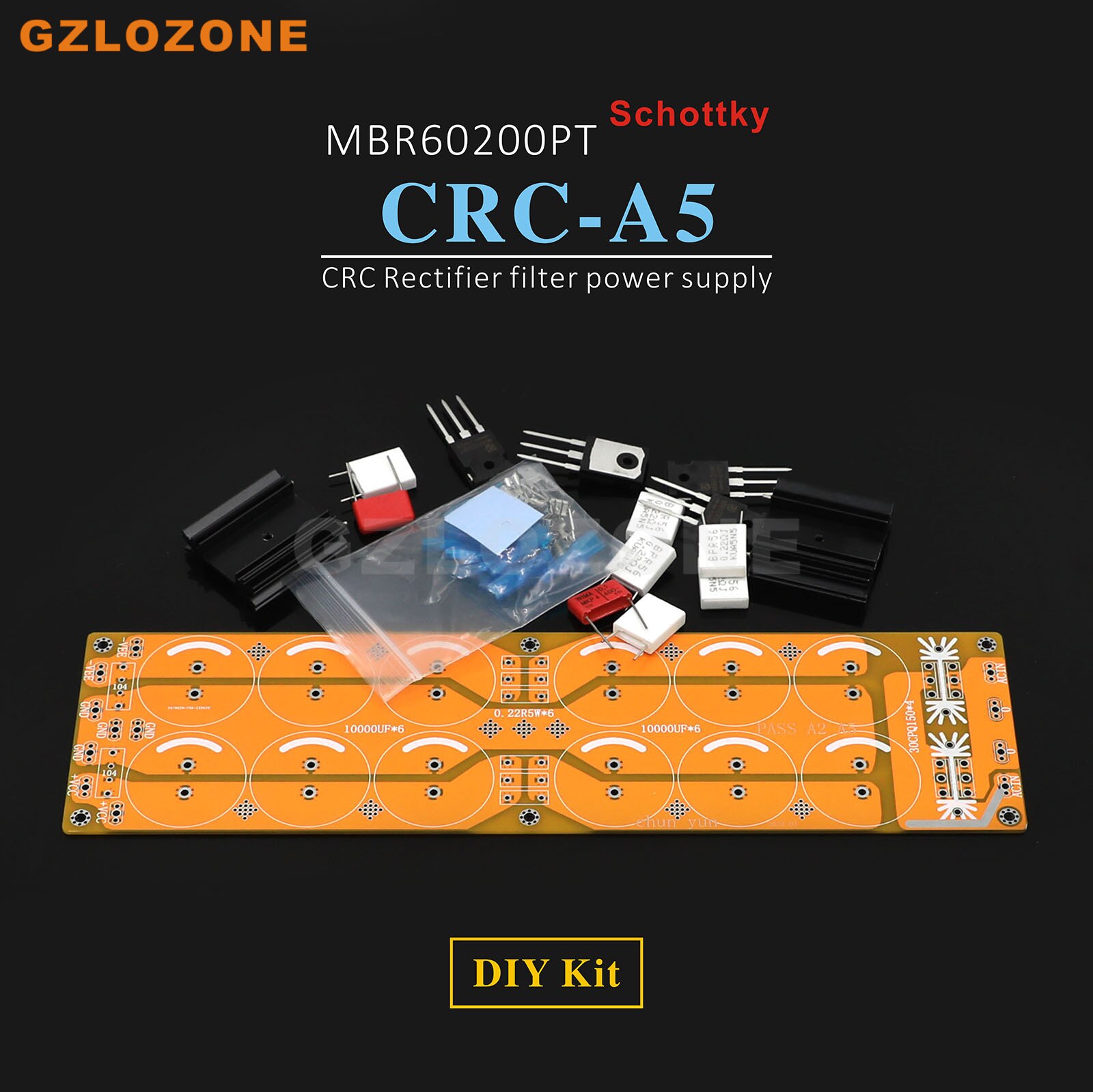 CRC-A5 HIFI Pure Class A Amplifier Schottky CRC Rectifier Filter Power Supply DIY Kit/Semi-finished Board For PASS A3/A5