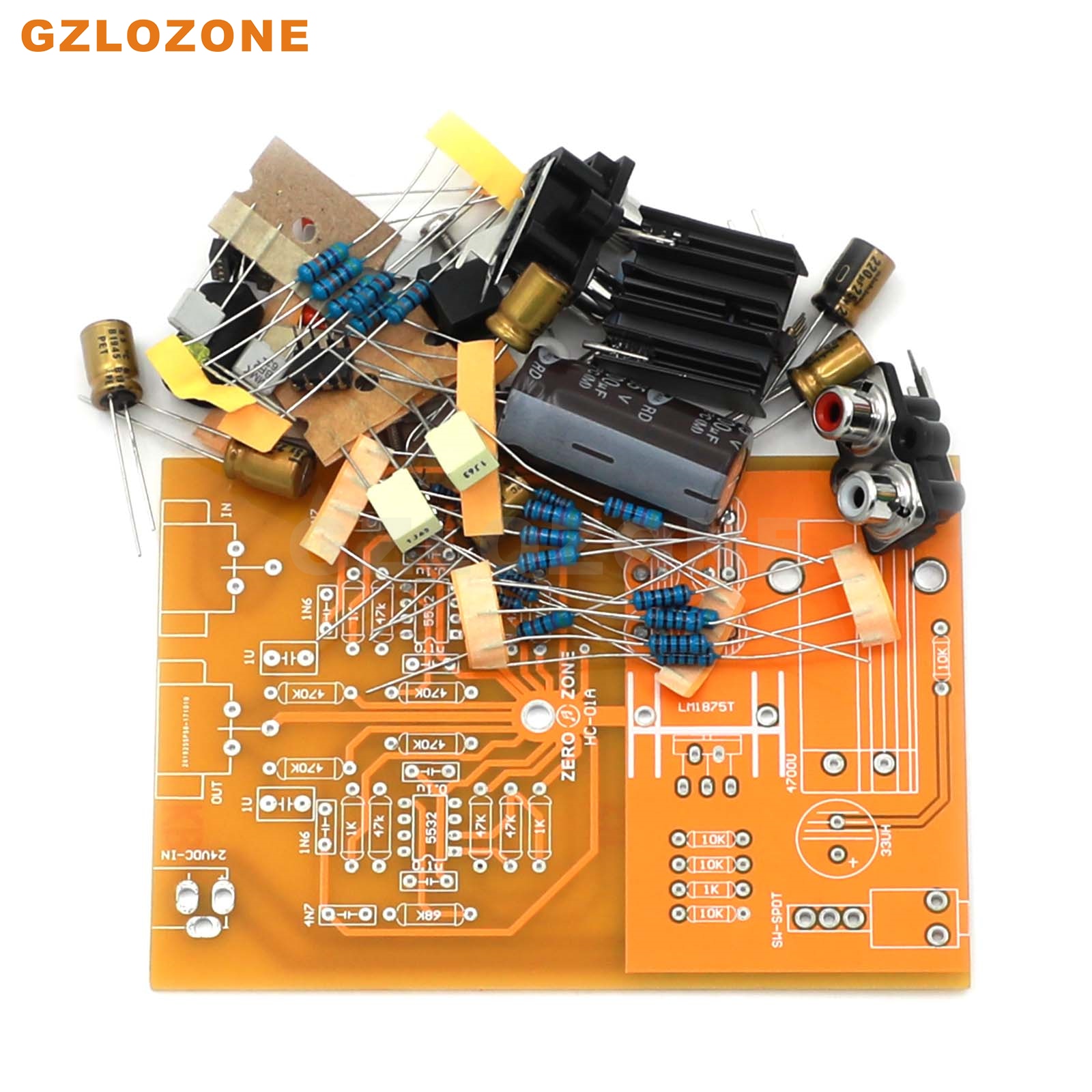 ZEROZONE Stereo MM Turntable Preamplifier HC-01A Phono Amplifier DIY Kit/Finished Board Base On DUAL Circuit