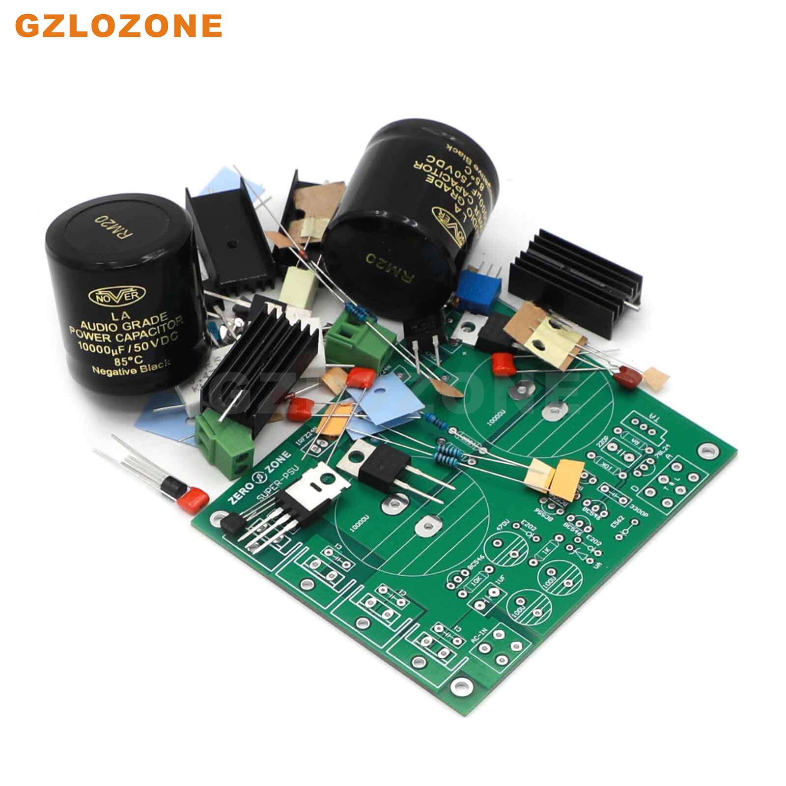 SPUER-PSU Ultra-low Noise Linear Power Supply DIY Kit/Finished Board Base On σ22 Circuit DC 5V----24V