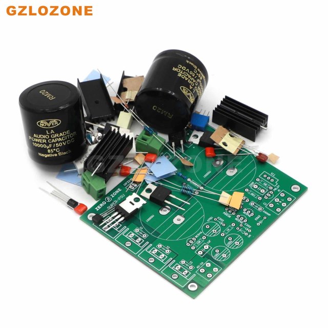 SPUER-PSU Ultra-low Noise Linear Power Supply DIY Kit/Finished Board Base On σ22 Circuit DC 5V----24V