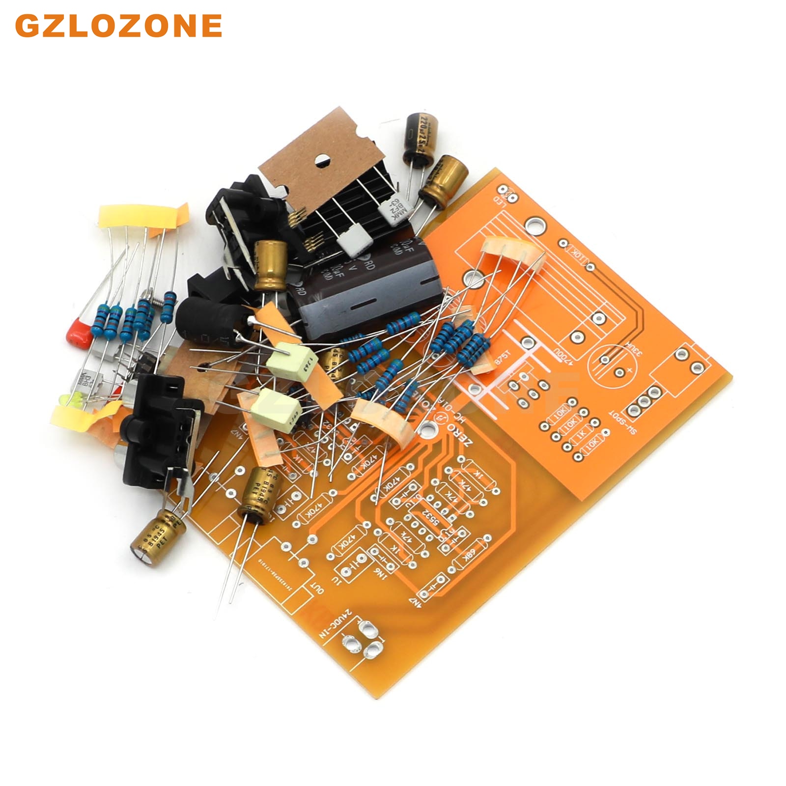 ZEROZONE Stereo MM Turntable Preamplifier HC-01A Phono Amplifier DIY Kit/Finished Board Base On DUAL Circuit
